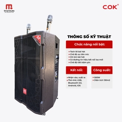 Loa Kéo Gỗ MALATA 9041PY 2 Đường Tiếng, Cấu Hình Âm Thanh Mạnh Mẽ