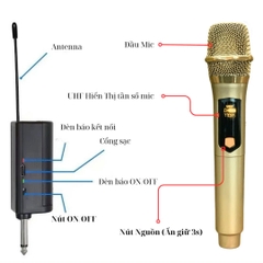 Micro Không Dây Hát Karaoke - Cam Kết Hàng Chính Hãng 100%