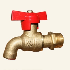 Vòi bi đồng tay bướm Sanwa 1/2