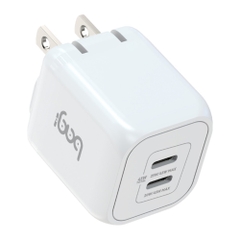 Củ sạc nhanh Bagi 45W 2 cổng Type-C PD45W