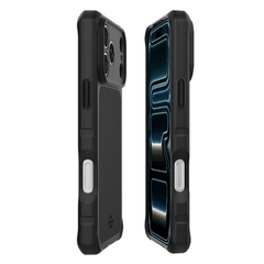 Ốp Lưng ITSKINS Hybrid R Nylon Magsafe iPhone 18 - 18 Pro - Black