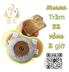 Nhang vòng trầm hương 32 vòng 2 giờ (đặc biệt)