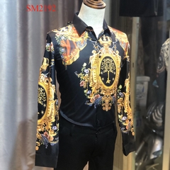 Áo sơ mi họa tiết versace - SM2192