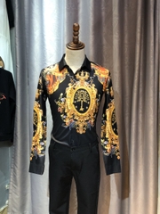 Áo sơ mi họa tiết versace - SM2192