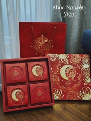 Hộp trung thu 4B (150-250gr) KHÚC NGUYỆT VIÊN 2026 - Lốc 10 bộ (NV26407)