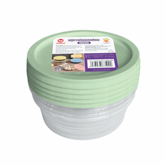 Hộp Tròn Đa Năng 250ml Hofaco - Lốc 5c (HNT.250)