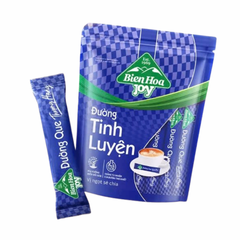 Đường QUE tinh luyện Biên Hòa JOY STICK (gói XANH) - Bịch 300gr (50 gói x 6gr) (20 gói giảm 2k/1 gói)