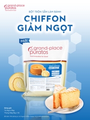 Bột trộn sẵn bánh CHIFFON GIẢM NGỌT Puratos - Gói 1kg