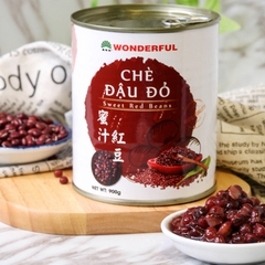 Chè Đậu Đỏ WONDERFUL - Lon 900gr