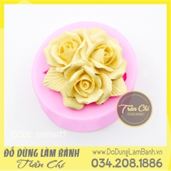 Khuôn silicone Chùm Hồng 3c LỚN
