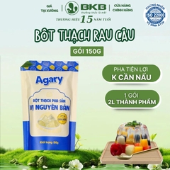 Bột Thạch Pha Sẵn AGARY vị NGUYÊN BẢN - Gói 150gr