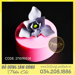Khuôn silicone hoa Mộc Lan 9 cánh