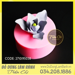 Khuôn silicone hoa Mộc Lan 9 cánh
