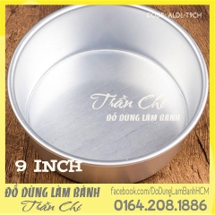 Khuôn tròn đúc đế liền - 9 inch