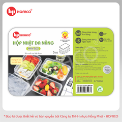 Hộp Nhật Đa Năng 500ml Hofaco - Lốc 5c (HNT.500)