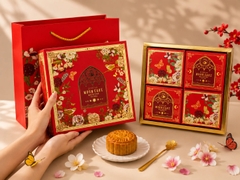 Hộp trung thu 4B (150-250gr) KIM KHUÊ 2026 - Lốc 10 bộ (DP26412)