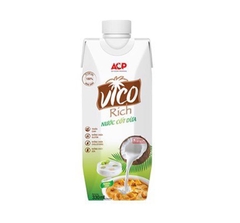 Nước Cốt Dừa VICO 16-19% béo - Hộp 330ml