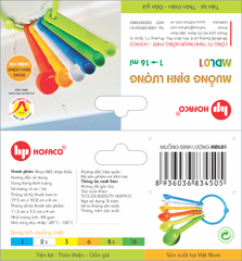 Bộ Muỗng Đong định lượng 6 cái 1-16ml Hofaco (MDL01)