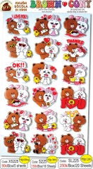 Khuôn chocolate in hình NP 225 BROWN, CONY - Hộp Mỏng, Nhỏ, Lớn