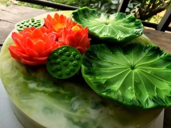Khuôn silicone hoa SEN BÚP (F0027)
