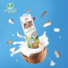 Nước Cốt Dừa VICO 16-19% béo - Hộp 1L