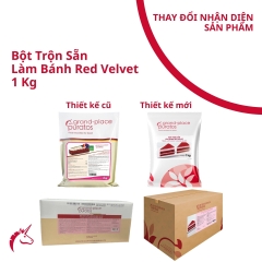 Bột trộn sẵn bánh Moist RED VELVET Puratos - Gói 1kg (4116109)