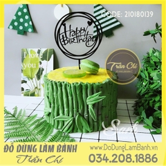 Khuôn silicone Viền tre và lá