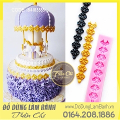 Khuôn silicone viền hoa thị lớn