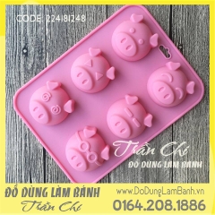 Vỉ mặt heo biểu cảm 6c trung