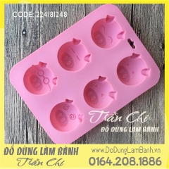 Vỉ mặt heo biểu cảm 6c trung