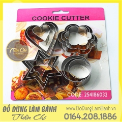 Bộ cookie cutter 4 loại 12c - Nhỏ