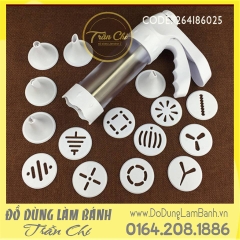 Bộ Cookie Press nhựa 12 mặt
