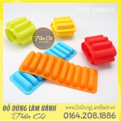 Khuôn silicone vỉ Thanh que đứng 10c