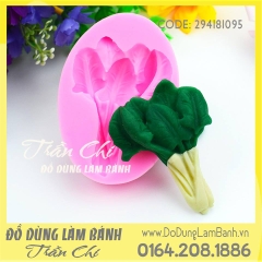 Khuôn silicone Rau bina 1c