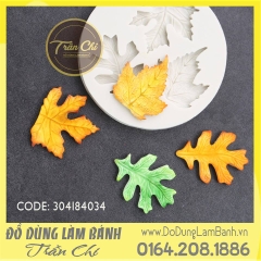 Khuôn silicone LÁ VỈ TRÒN 3 loại