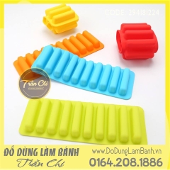 Khuôn silicone vỉ Thanh que đứng 10c