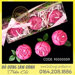 Khuôn silicone hoa mẫu đơn búp Korea