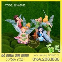 Bộ trang trí - Hình 6 tiên nữ Tinkerbell NHỎ