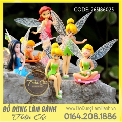 Bộ trang trí - Hình 6 tiên nữ Tinkerbell NHỎ