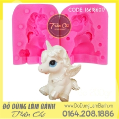 Khuôn silicone Kỳ lân 3D (2 mảnh)