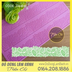 Khuôn silicone lace hoa 5 cánh 3c