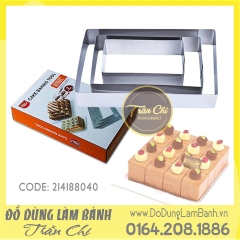 Combo 3 mousse ring - Hình CHỮ NHẬT