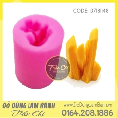 Khuôn silicone Băng đá trụ xiên cao thấp