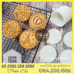 TTLX 50gr - 04 mặt tròn (Tháp Eiffel, Hoa, Hoa văn)