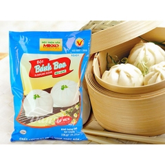 Bột trộn sẵn BÁNH BAO MIKKO (CÓ MEN) - Gói 1kg
