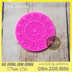 Khuôn silicone Lace tròn - Style 2