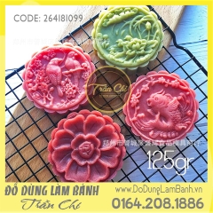 TTLX 125gr - 04 mặt tròn (đôi chim, cá, hoa, cành hoa)