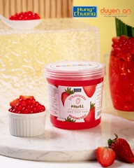 Hạt Thủy Tinh DÂU Popball Hùng Chương - Hủ 500gr