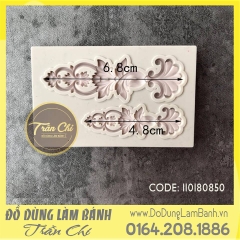 Khuôn silicone Viền dây cong 2c