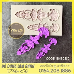 Khuôn silicone Viền dây cong 2c